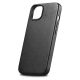 7. iCarer Case Leather cover for iPhone 14 Plus genuine leather case black (compatible with MagSafe)