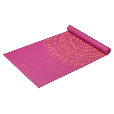 6. Gaiam Bright Marrakesh Yoga Mat 6 mm 62528