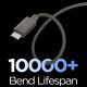 3. Spigen Essential EB6015CC USB-C Cable 60W 150 cm - Dark Gray