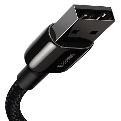 9. Baseus Tungsten USB - Lightning cable 2.4 A 2 m black (CALWJ-A01)
