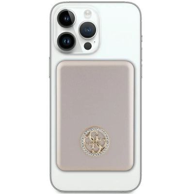 2. Guess MagSafe 4G Strassed Metal Logo induction power bank 15W 5000mAh - gold