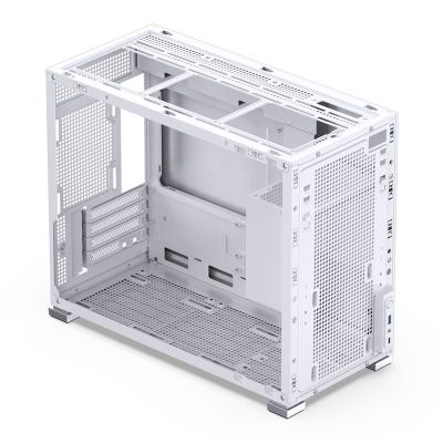 21. Jonsbo D31 MESH Screen Micro-ATX Case, Tempered Glass - White