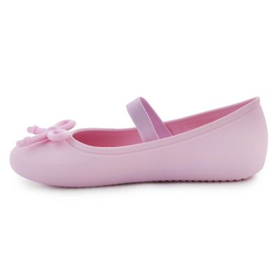 4. Crocs Brooklyn Bow Flat K Jr Sandals 210136-6GD