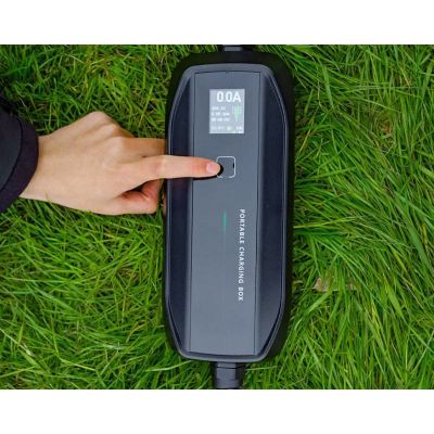 5. Extralink Portable Electric Car Charger BS-PCD030 16A 3.6kW Schuko 1 Phase, 5.5m, LCD Display, IP67
