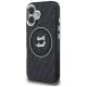 2. Karl Lagerfeld IML Choupette Head Logo MagSafe Case for iPhone 16 - Black