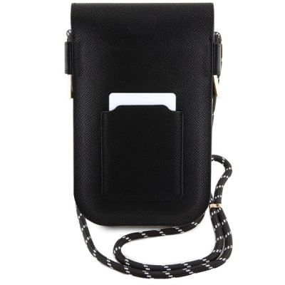 4. Hello Kitty Leather Hiding Kitty Cord bag - black