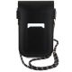 4. Hello Kitty Leather Hiding Kitty Cord bag - black