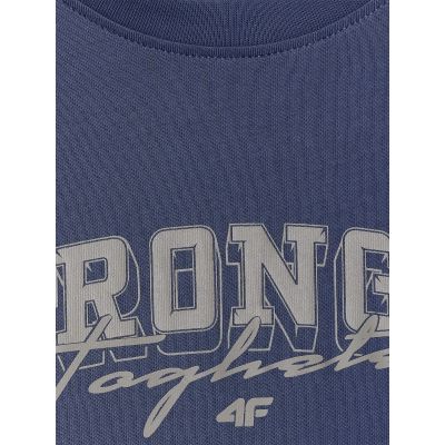 8. Boy's loose T-shirt with print 4F 4FJRSS26TTSHM3465-31S