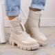 10. Filippo W PAW498B insulated zippered snow boots, beige