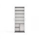 8. CLOSED SHELVING OLIV 2D ANTHRACITE/WHITE SET
