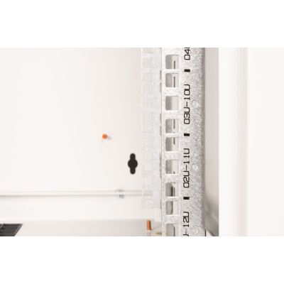 4. Digitus Unique 19" 12U 600x450 wall-mounted network cabinet, glass door, gray, undivided, assembled, 100kg