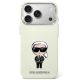 Karl Lagerfeld Smooth Ikonik Sketch MagSafe Case for iPhone 18 Pro / 17 Pro - Beige