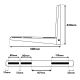 6. MACLEAN AIR CONDITIONER WALL BRACKET HOLDER / HANGER FOR MACLEAN AIR CONDITIONER / HEAT PUMP, ARM LENGTH 450X500MM, ST