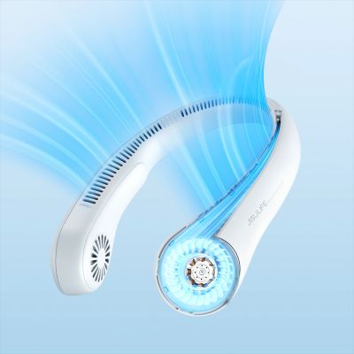3. Jisulife Neck Fan 3 4000mAh Portable Neck Fan - Gray