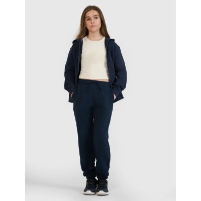 5. Girls’ 4F Zip-Up Hoodie 4FJWMM00TSWSF1861-31S