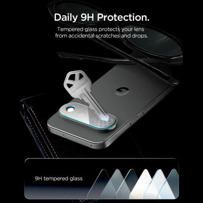 7. Spigen Optik Pro HD 2-Pack Tempered Glass Lens Screen Protector for Google Pixel 11 Pro