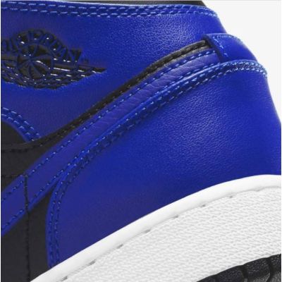 7. Air Jordan 1 Mid Hyper Royal GS Kids' Shoes - 554725-077