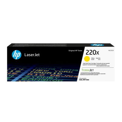 8. HP Original 220X Yellow LaserJet Toner Cartridge