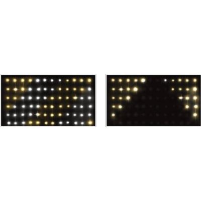 37. CHRISTMAS TREE LIGHTS LIGHT CURTAIN OUTSIDE/INSIDE 240 LED 600X60CM WITH REMOTE CONTROL WARM WHITE