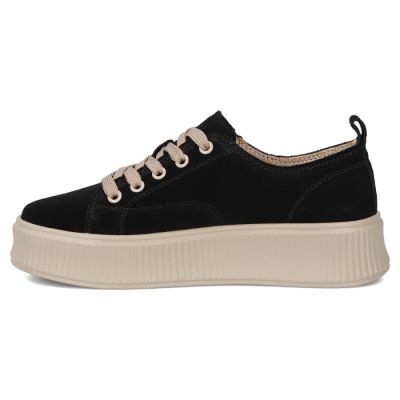 18. Leather platform sneakers black Filippo DP6122