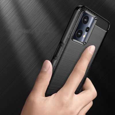 3. Carbon Case Flexible Cover Realme 9 Pro black