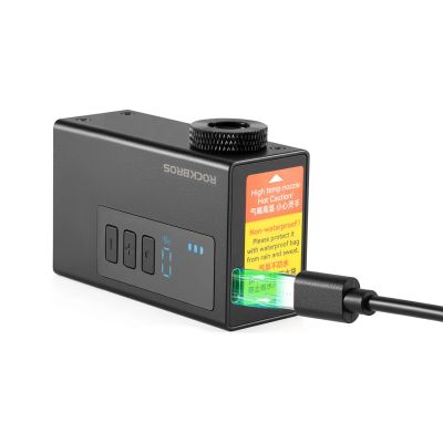 10. Rockbros AS240 PRO Cordless Pump 120 psi Compressor 420mAh - Black