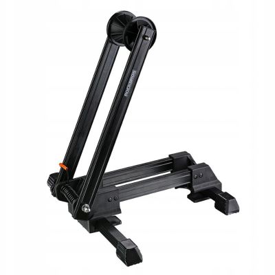 Rockbros T30 Folding Bike Stand for Front or Rear Wheel Compatible with 24-27.5 Inch and 700C Wheels - Black