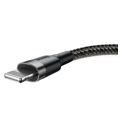 3. Baseus Cafule USB-A / Lightning 2A QC 3.0 cable 3 m - black and gray