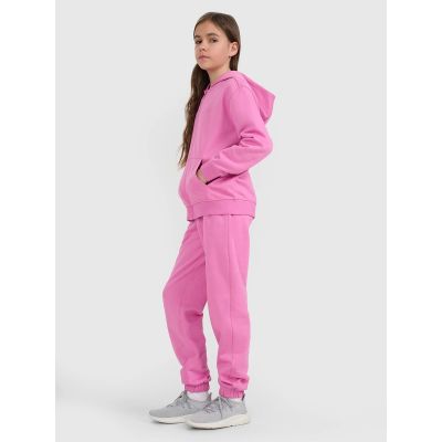 4. Girls' jogger sweatpants 4F 4FJRAW25TTROF1616-54S