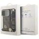 9. Guess 4G Strass Logo & Big Strap Metal Buttons MagSafe Case for iPhone 17 Pro - Brown