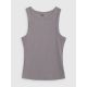 7. Women's slim ribbed knit top 4F 4FRAW25TSLEF310-25S