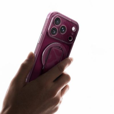 9. AmazingThing Titan Pro Lens Stand Set for iPhone 18 Pro Max with Magnetic Holder and Stand, Compatible with MagSafe - Purple