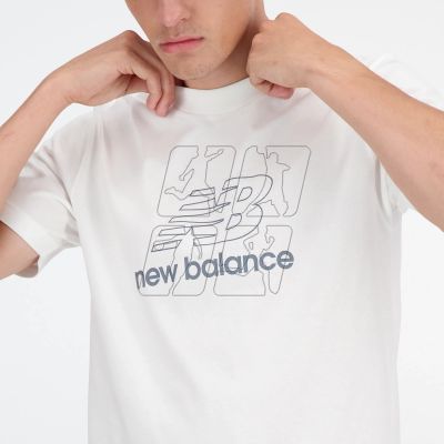 4. New Balance S/S Graphic V Flying NB AG M T-shirt MT41906WT