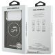 8. Karl Lagerfeld IML Glitter Karl&Choupette Heads Logo MagSafe Case for iPhone 17 Pro Max - Black