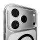 9. Puro Lite Mag TPU+PC Case Compatible with MagSafe for iPhone 17 Pro - Transparent with Black Ring