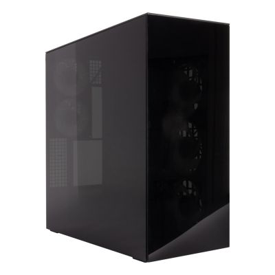 2. Arctic Xtender Schwarz Glasfenster case ohne GPU mount