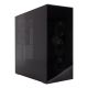 2. Arctic Xtender Schwarz Glasfenster case ohne GPU mount