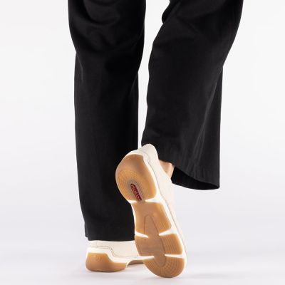 6. Rieker 55920-80 comfortable white women's shoes