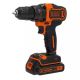 BLACK+DECKER SCREWDRIVER 18V BDCDD186B 40Nm 2x1.5Ah