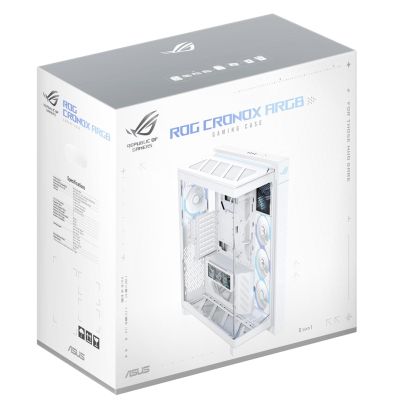 19. Asus ROG CRONOXGR801CURVE TG ARGB WHITE case