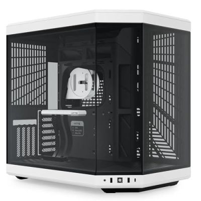 7. HYTE Y70 Midi Tower Black, White