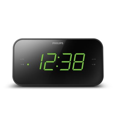 8. Philips TAR3306/12 Alarm Clock Digital Alarm Clock Black