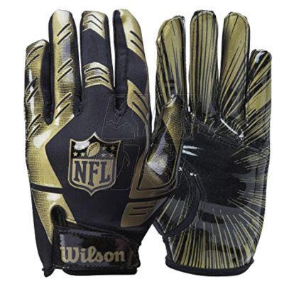 3. Wilson NFL Stretch Fit Receivers Gloves M WTF930600M
