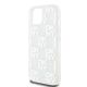 6. DKNY Liquid Glitter Multilogo case for iPhone 15 / 14 / 13 - white