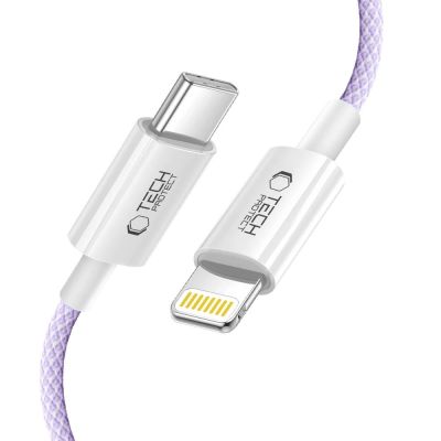 3. Tech-Protect Ultraboost Lite Lightning Cable PD60W/3A 2m - Purple