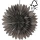 8. DECORATIVE HANGING PAPER STAR 3D 50CM GRAY