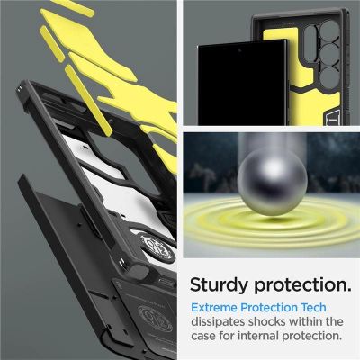 13. Spigen Tough Armor Case for Samsung Galaxy S24 Ultra - Black