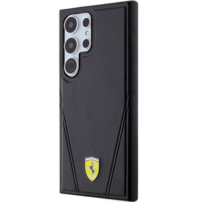 2. Ferrari Hot Stamp V Lines MagSafe case for Samsung Galaxy S24 Ultra - black