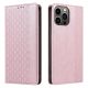 7. Magnet Strap Case for Samsung Galaxy S23+ Flip Wallet Mini Lanyard Stand Pink