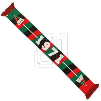 3. GKS Tychy 1971 Tricolor Scarf SREBTYCHYSZAL
